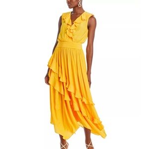 Ramy Brook yellow sleeveless maxi dress Sz. M NWT